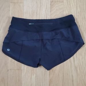 Lulu black speed up shorts